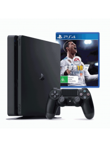 Sony Slim بلايستيشن 4 500 جيجا + FIFA 18 عربي - عرض خاص
