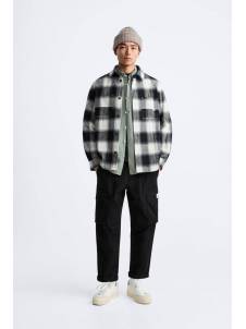 ZARA RELAXED FIT CARGO TROUSERS