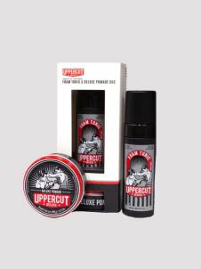 UPPERCUT DELUXE مجموعة عناية بالشعر للجنسين 